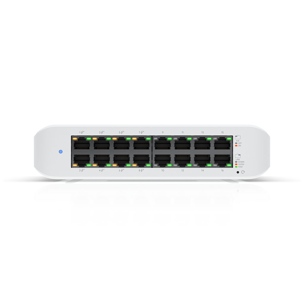 SWITCH UBIQUITI USW-Lite-16-PoE  (8 ports POE+)